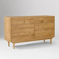 Keira 7 Drawer Dresser, 60", Acacia Solid Blonde