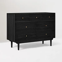 Keira 7 Drawer Dresser, 48", Acacia Solid Blonde