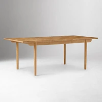 Keira 60"-80" Extendable Dining Table, Acacia, Natural