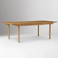 Keira 60"-80" Extendable Dining Table, Acacia, Natural