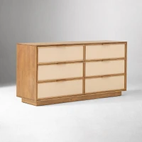 Douglas 6 Drawer Dresser 60" Acacia, Tatami Blonde