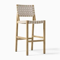 Granada Outdoor Bar Stool, Reef, Pumice Webbing