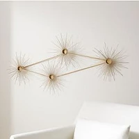 Stardust Wire Frame Wall Art, Polished Brass, Large