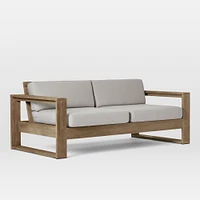 Portside Outdoor Sofa, 65", Driftwood