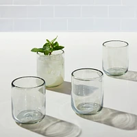 Recycled Drinkware, DOF, Clear, Set of 4