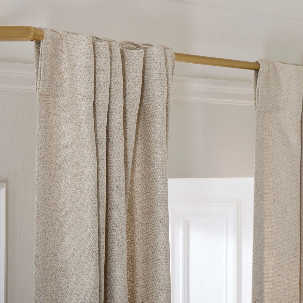 Open Box: Emerson Curtain, 48"x84", Sand