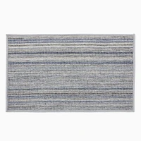 Marled Weave Kitchen Mat, 21x34, Kyoto Blue