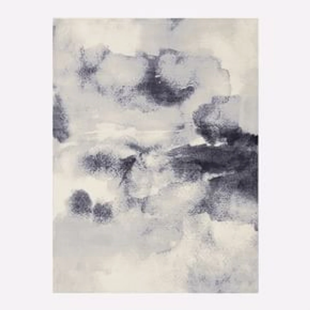 Cloudscape Made To Order Rug, Platinum, 2.5'x7'