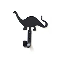 Brontosaurus Wall Hook, Black