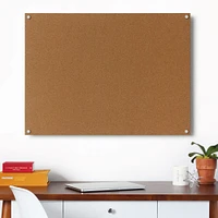 Modern Cork Board, Black Hardware, Mini