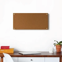 Modern Cork Board, Black Hardware, Mini