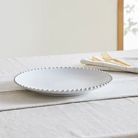 Pearl Dinner Plates, White, Set of 4