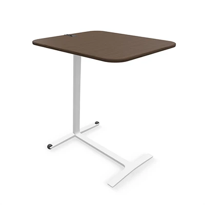 Steelcase Campfire Skate Table, Midnight Metallic Base, Oak