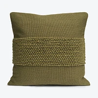 Cruz Throw Pillow, Moss, 18 x