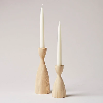 OPEN BOX: Pantry Candlestick, Medium, Natural