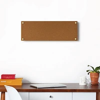 Modern Cork Board, Black Hardware, Mini