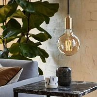 Tala Brass Pendant With Gaia Bulb