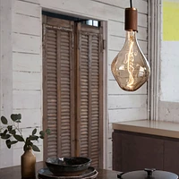 Tala Brass Pendant With Voroni II Bulb