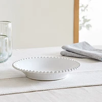 Pearl Pasta Plates, White, Set of 4