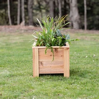 Cedar Planter, Small, Gray