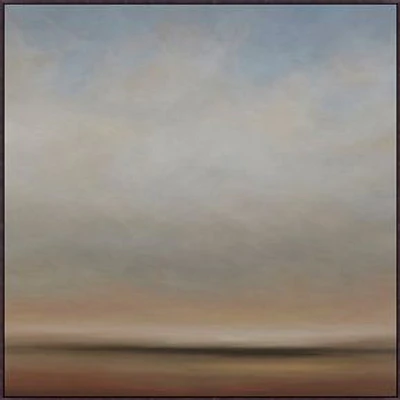 Settled Horizon Wall Art, Blue, Canvas