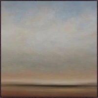 Settled Horizon Wall Art, Blue, Canvas