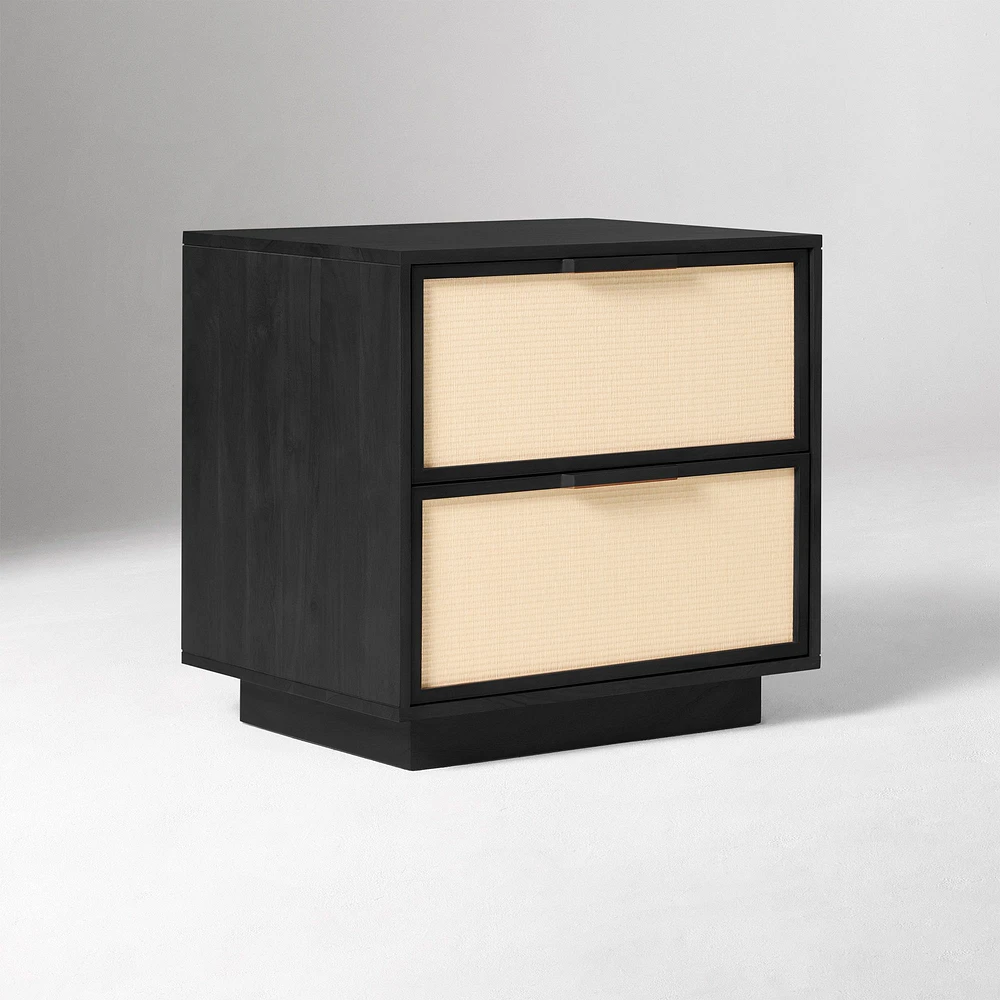 Douglas Closed Nightstand, 24", Acacia, Tatami Blonde