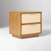 Douglas Closed Nightstand, 24", Acacia, Tatami Blonde