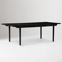 Keira 60"-80" Extendable Dining Table, Acacia, Natural