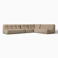 Kavala Outdoor 4-Piece L-Shaped Sectional, Sand