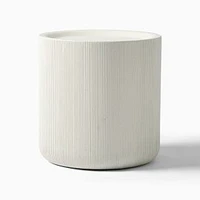 Kos Indoor, Outdoor 18" Side Table, Concrete, Alabaster