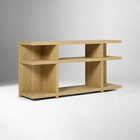 Wallace 52" Low Bookcase, Blonde