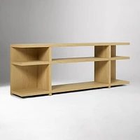 Wallace 52" Low Bookcase, Blonde