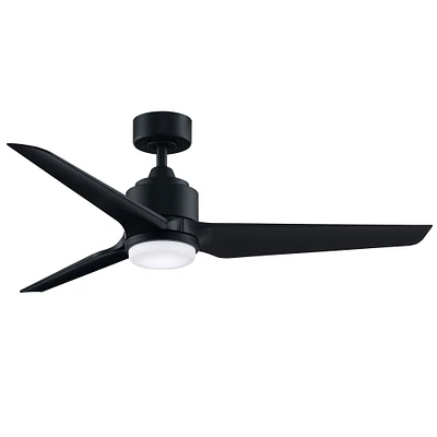 Fanimation Triaire Ceiling Fan, Black, 52"