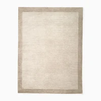 Tencel Frame Rug, Sand, 3'x5'