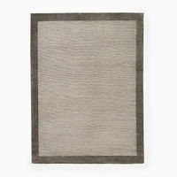 Tencel Frame Rug, Sand, 3'x5'