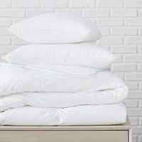 European Down Duvet + Pillow Inserts, Full/Queen Set, All Season/Soft