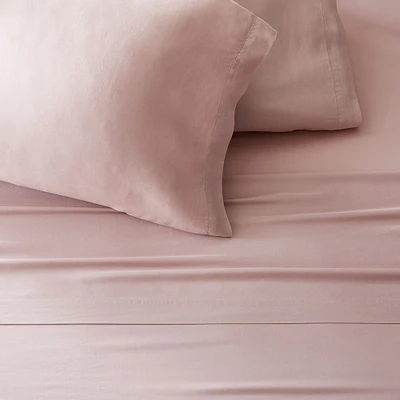 Open Box: Brushed Silky TENCEL Sheet Set, Twin, Adobe Rose