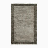 Tencel Frame Rug, Sand, 3'x5'