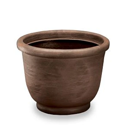 Agave Indoor/Outdoor Planter, 13.6"D x 10.75"H, Rust