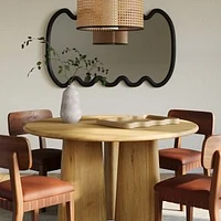 Hadleigh Round Sculpted Oak Dining Table