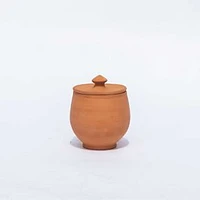 Artisanal Large Terracotta Pot With Lid