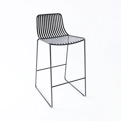 Slope Outdoor Barstool, Oyster