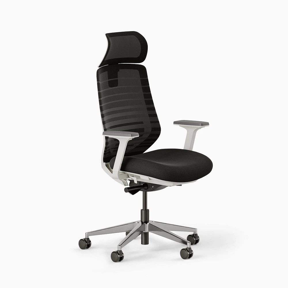 Ergonomic Chair Black/Black-Black Headrest