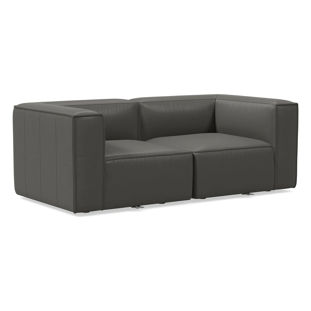 Remi 72" Modular Sofa, Leather