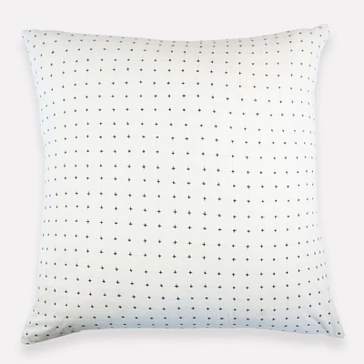 Anchal Diamond-Stitch Euro Sham White