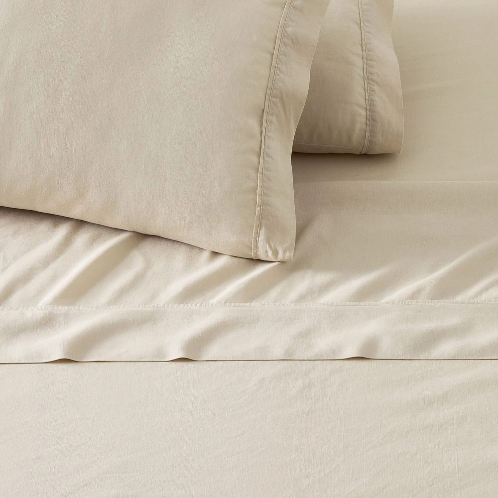 Signature Tencel Linen Full Sheet Set, White