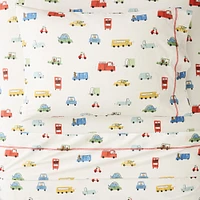 Carpool Critters Sheet Set, Blue Multi