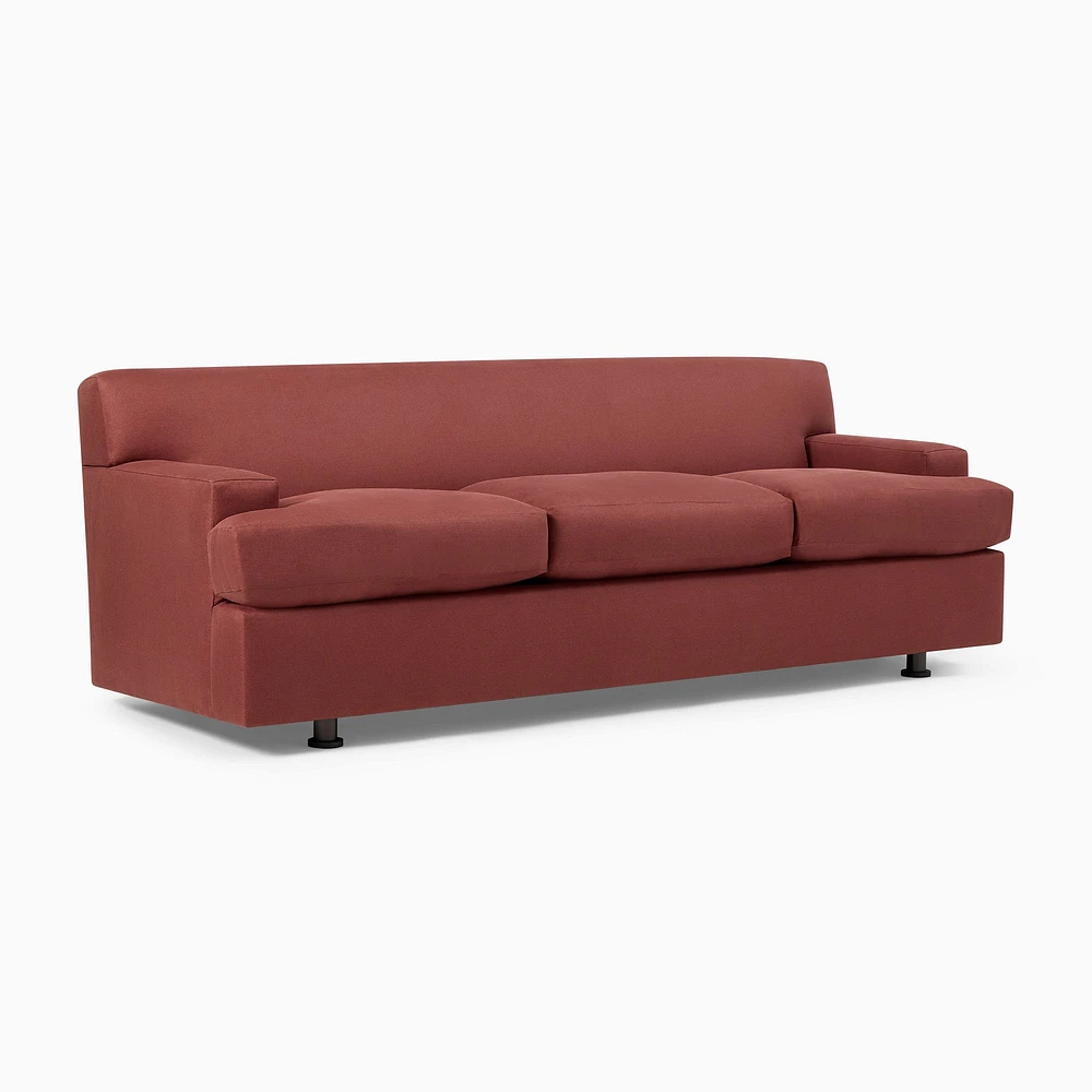 Colin King Kirkwood Sofa, 86", Deluxe Linen, Alabaster