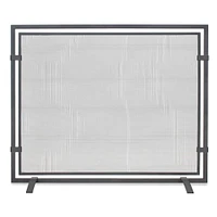 Sinclair Fireplace Screen, Natural Iron, 39x31